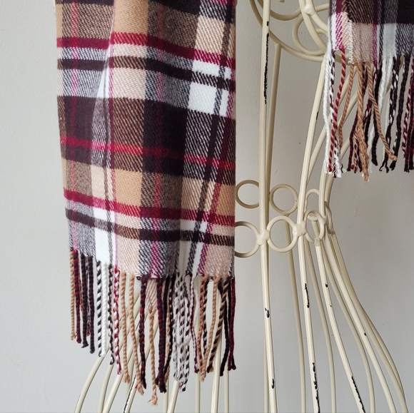 Cashmere Fringed Scarf - Picture 4 of 5